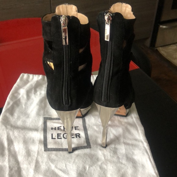 Herve Leger open toe booties, size 7.5 - Picture 5 of 12